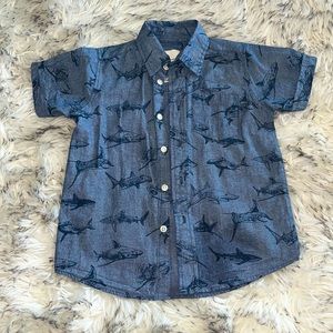 Collard Denim Fishing Shirt